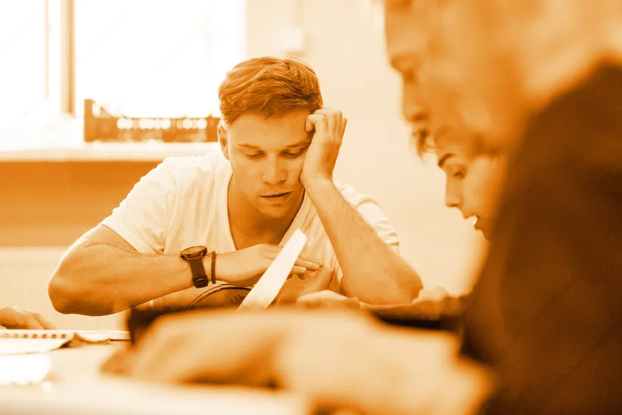 Kartoteka, próba stolikowa, fot. Marcin Nowak