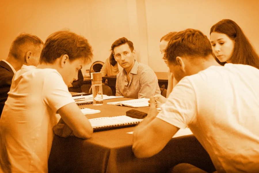 Kartoteka, próba stolikowa, fot. Marcin Nowak