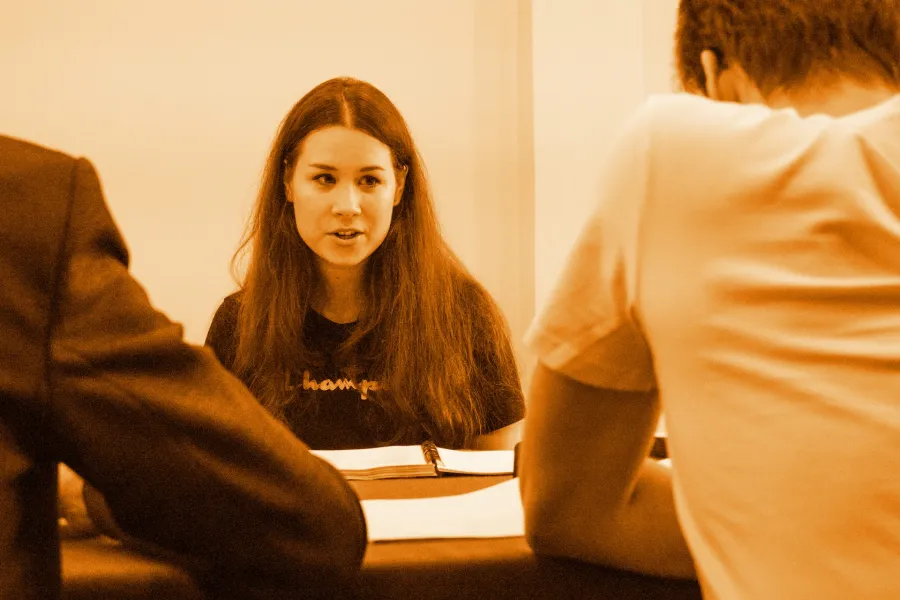 Kartoteka, próba stolikowa, fot. Marcin Nowak