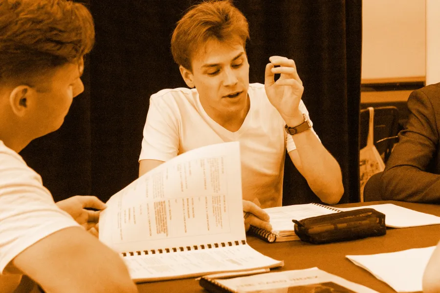 Kartoteka, próba stolikowa, fot. Marcin Nowak