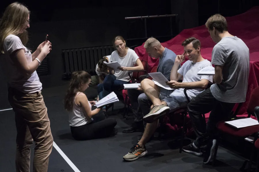 Kartoteka, próba I, fot. Marcin Nowak