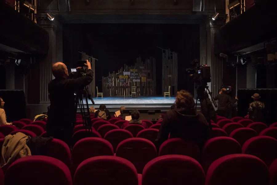 Gwałtu, co się dzieje!, próba medialna, fot. Marcin Nowak