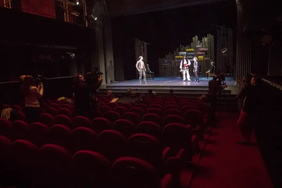 Gwałtu, co się dzieje!, próba medialna, fot. Marcin Nowak