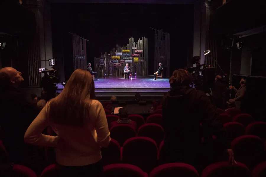 Gwałtu, co się dzieje!, próba medialna, fot. Marcin Nowak