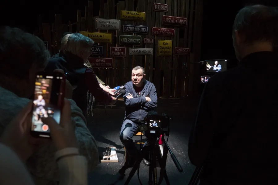 Gwałtu, co się dzieje!, próba medialna, fot. Marcin Nowak