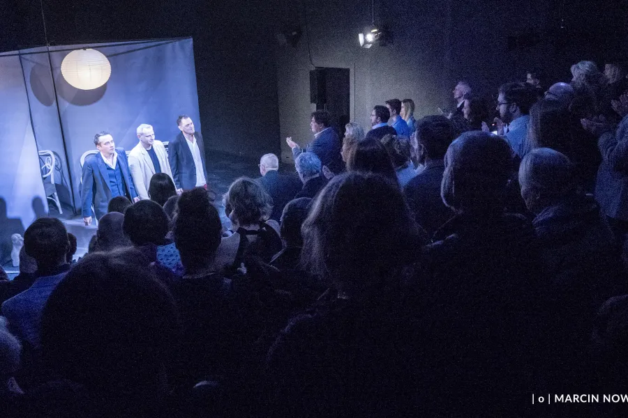 Sztuka - premiera; fot. Marcin Nowak