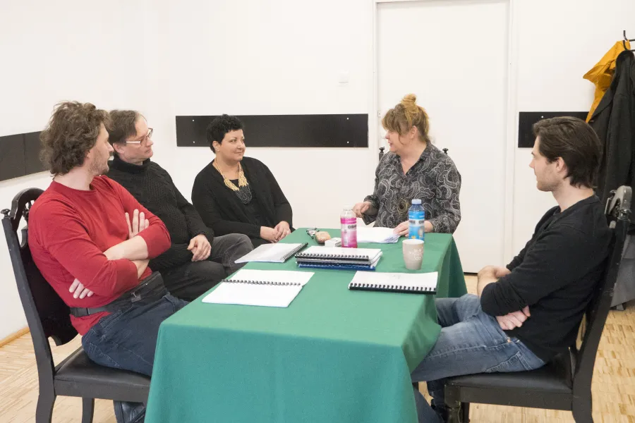 Tylko jeden dzień - pierwsza próba; fot. Marcin Nowak