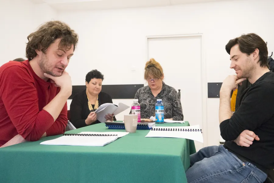 Tylko jeden dzień - pierwsza próba; fot. Marcin Nowak