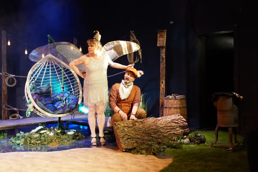 Izabela Noszczyk, Marcin Włodarski, próba medialna spektaklu „Tylko jeden dzień”, fot. Marcin Nowak 