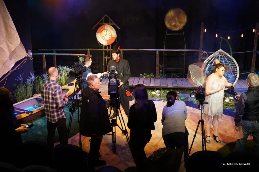 próba medialna spektaklu „Tylko jeden dzień”, fot. Marcin Nowak 