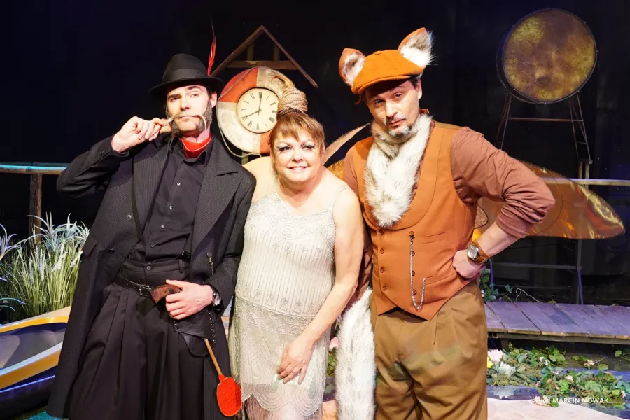 Karol Puciaty, Izabela Noszczyk, Marcin Włodarski, próba medialna spektaklu „Tylko jeden dzień”, fot. Marcin Nowak 