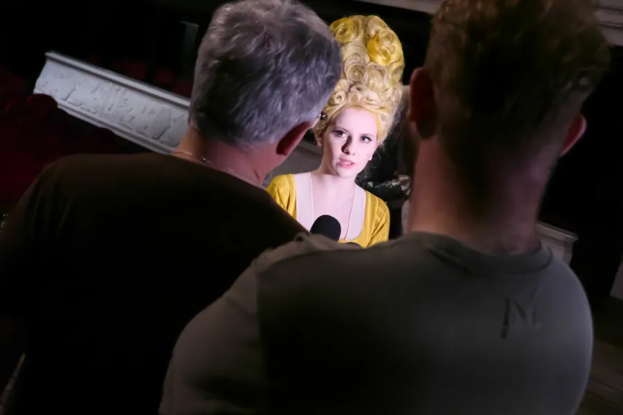 Sara Lityńska, próba medialna, fot. Marcin Nowak