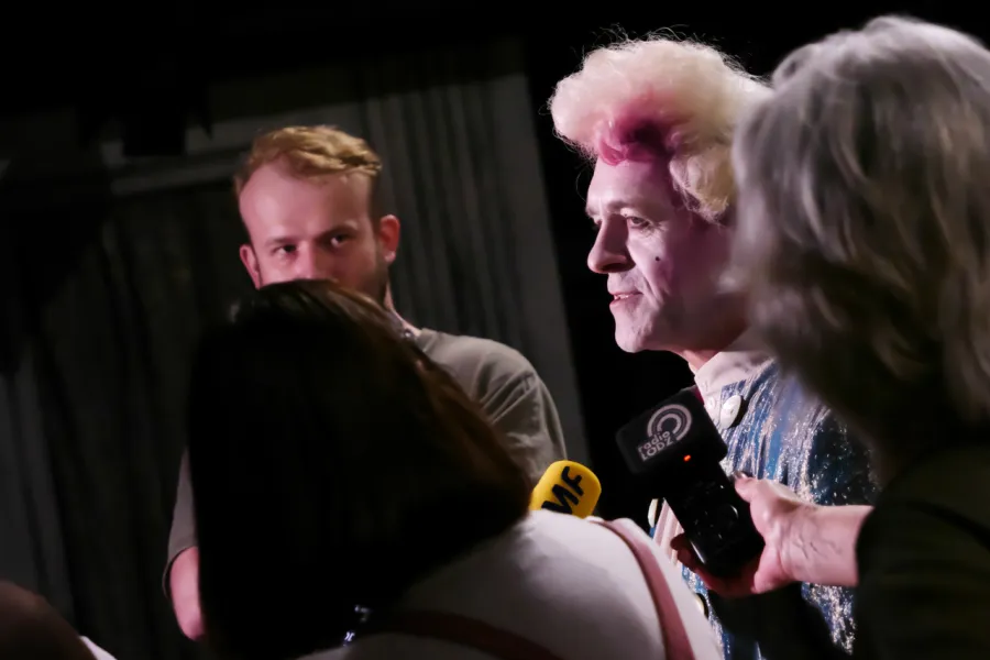 Jacek Laszczkowski, próba medialna, fot. Marcin Nowak