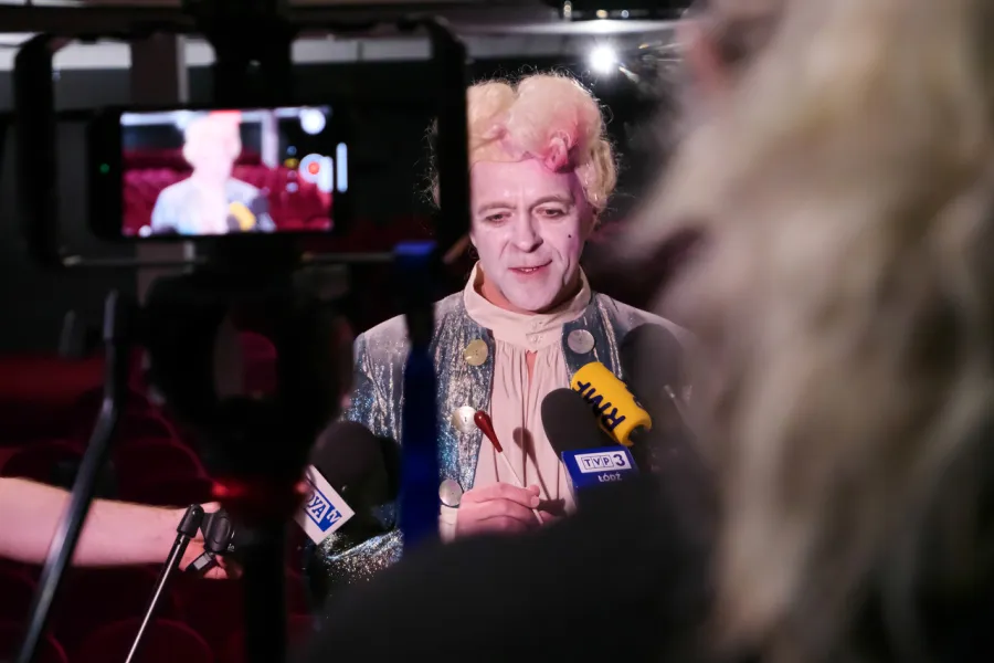 Jacek Laszczkowski, próba medialna, fot. Marcin Nowak