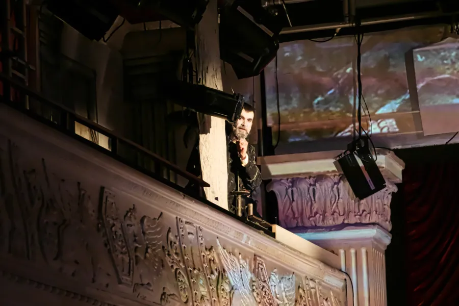 Dariusz Bereski, próba medialna, fot. Marcin Nowak