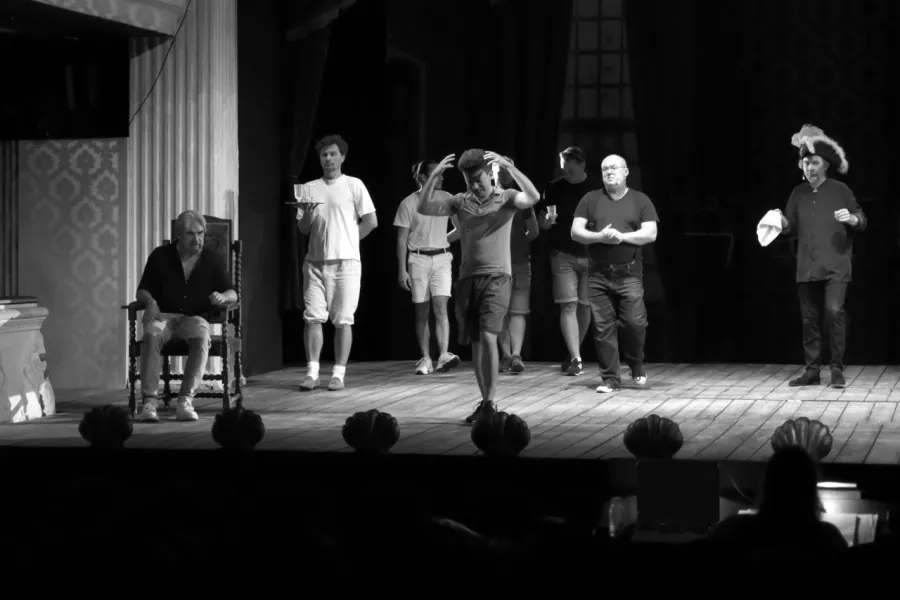 próba na scenie, fot. Marcin Nowak