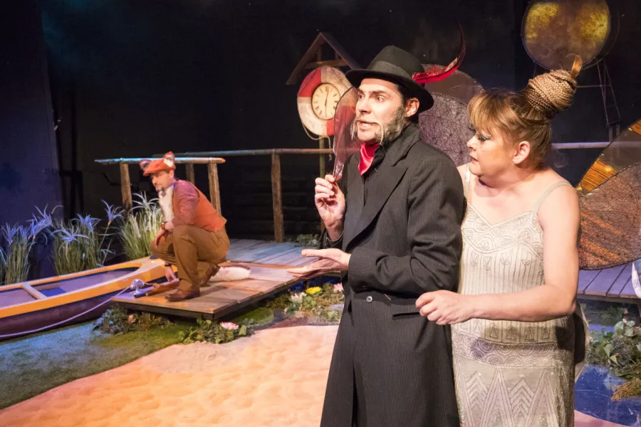 Marcin Włodarski, Karol Puciaty, Izabela Noszczyk, spektakl „Tylko jeden dzień", fot. Marcin Nowak