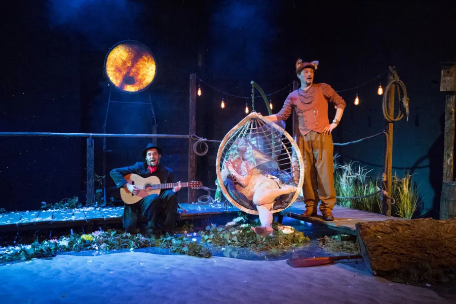 Karol Puciaty, Izabela Noszczyk, Marcin Włodarski, spektakl „Tylko jeden dzień", fot. Marcin Nowak