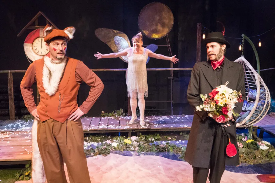 Marcin Włodarski, Izabela Noszczyk, Karol Puciaty, spektakl „Tylko jeden dzień", fot. Marcin Nowak