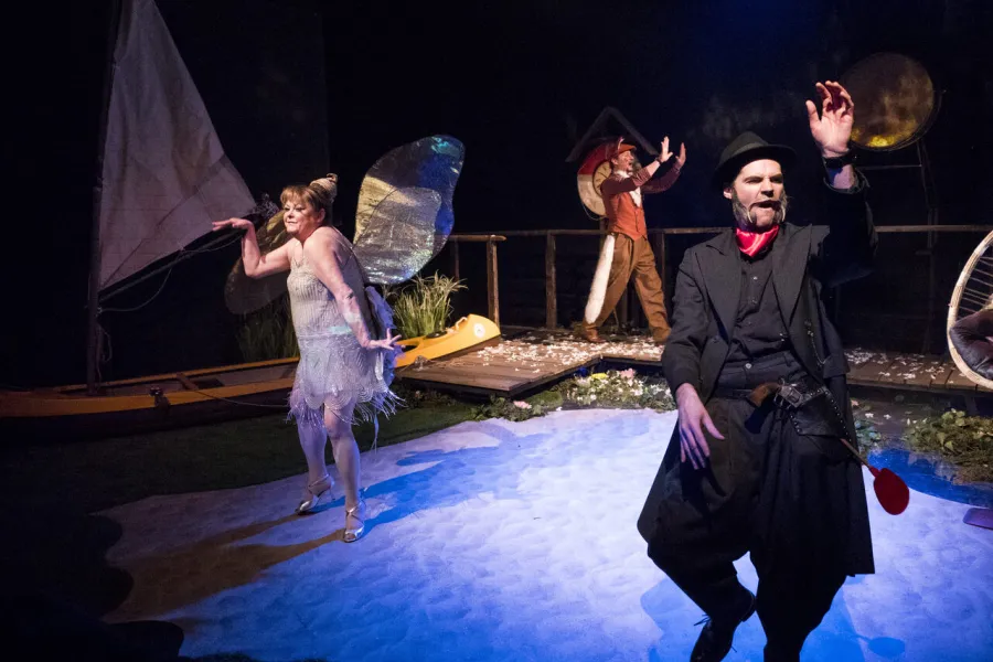 Izabela Noszczyk, Marcin Włodarski, Karol Puciaty, spektakl „Tylko jeden dzień", fot. Marcin Nowak