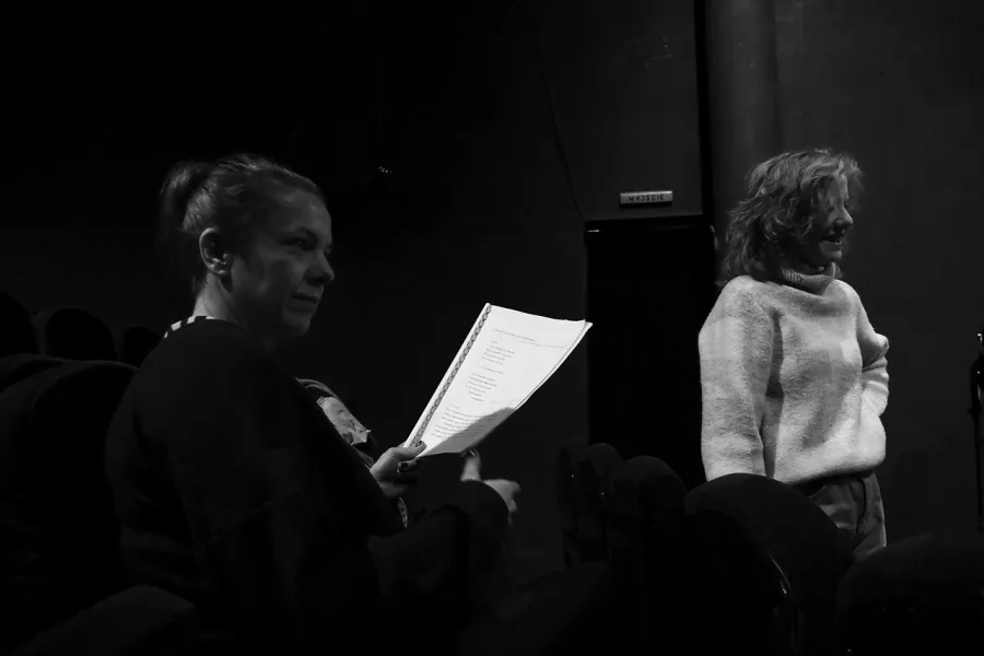 inspicjentka Anna Królikowska, Sara Lityńska, fot. Marcin Nowak