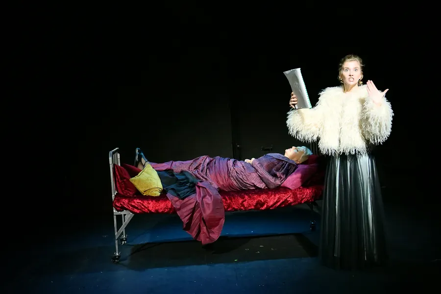 próba medialna spektaklu „Gra w Strindberga", fot. Marcin Nowak