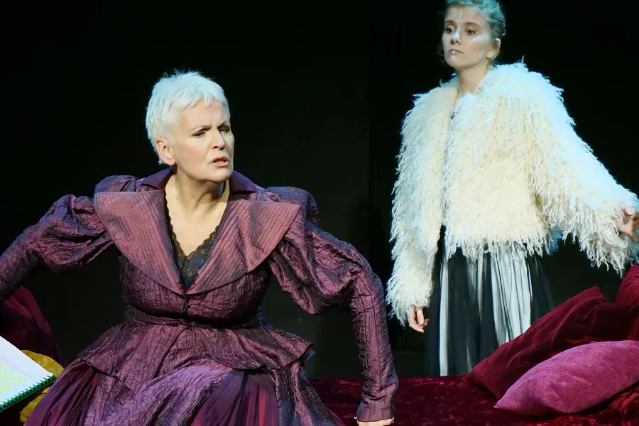 próba medialna spektaklu „Gra w Strindberga", fot. Marcin Nowak