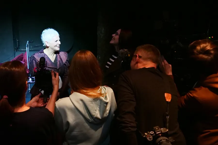 próba medialna spektaklu „Gra w Strindberga", fot. Marcin Nowak