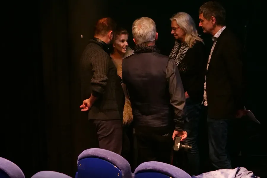 próba medialna spektaklu „Gra w Strindberga", fot. Marcin Nowak