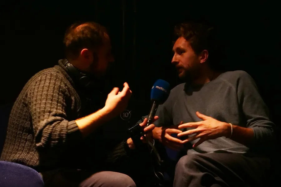 próba medialna spektaklu „Gra w Strindberga", fot. Marcin Nowak