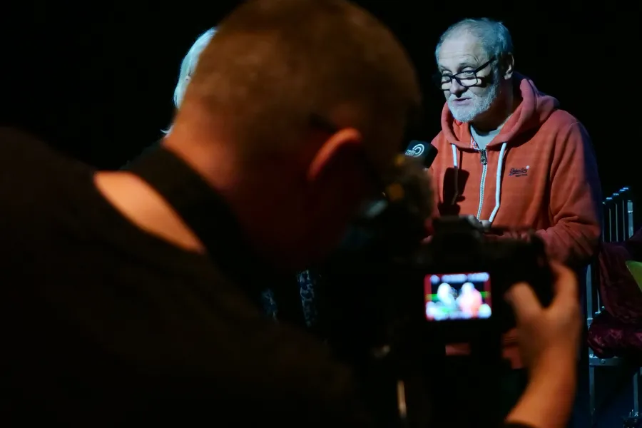 próba medialna spektaklu „Gra w Strindberga", fot. Marcin Nowak