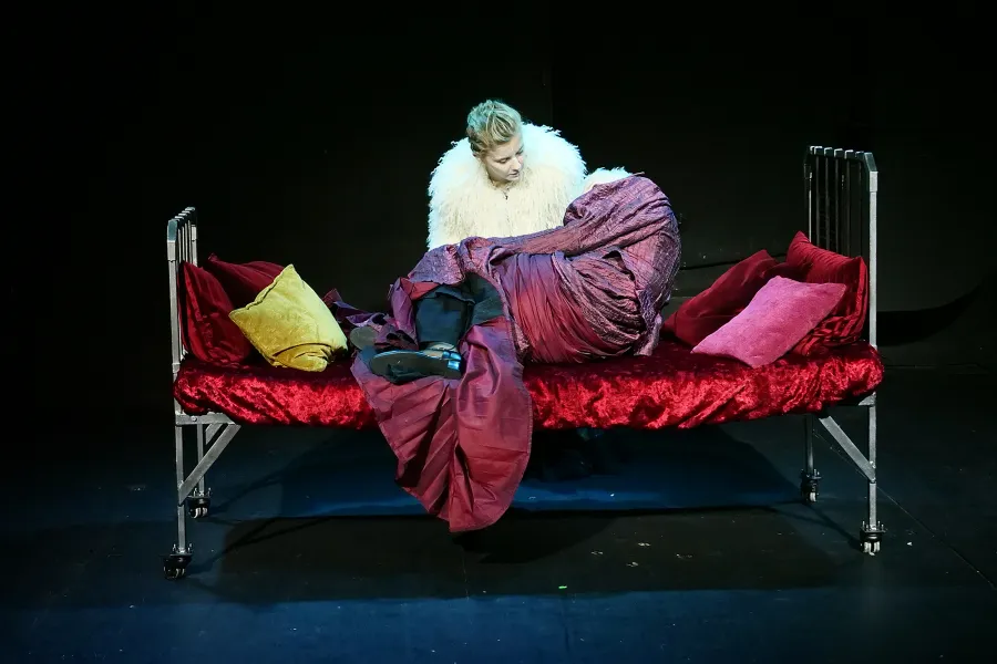 próba medialna spektaklu „Gra w Strindberga", fot. Marcin Nowak