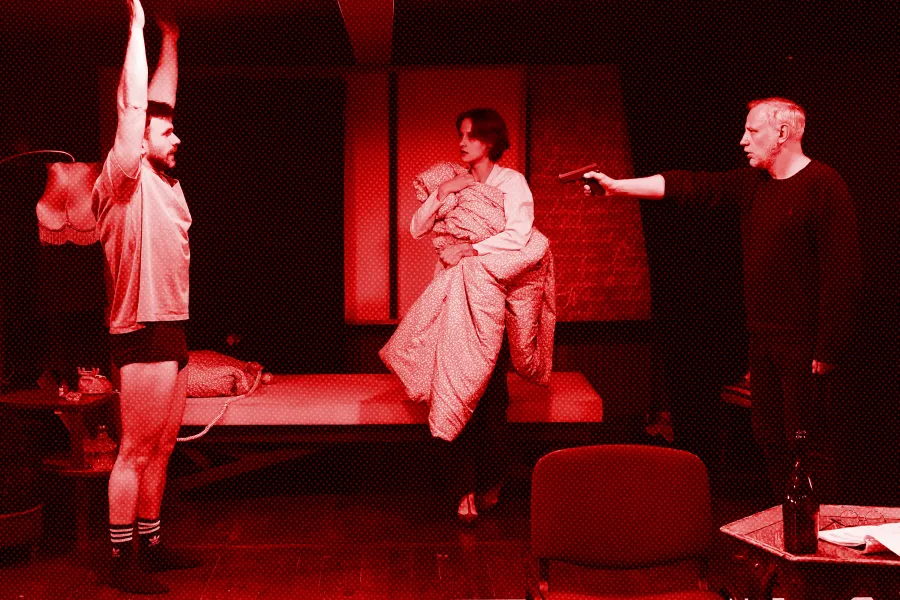 Próba do spektaklu „Morderstwo w hotelu", fot. Marcin Nowak