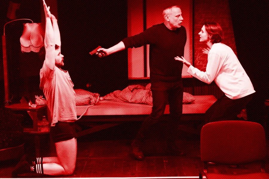 Próba do spektaklu „Morderstwo w hotelu", fot. Marcin Nowak