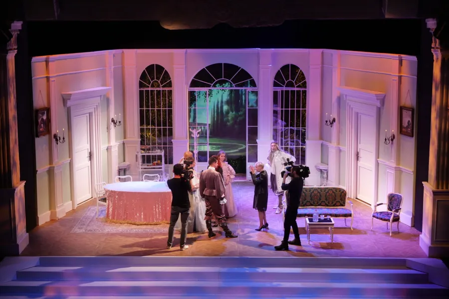 próba medialna spektaklu „Świętoszek", fot. Alicja Miśkiewicz