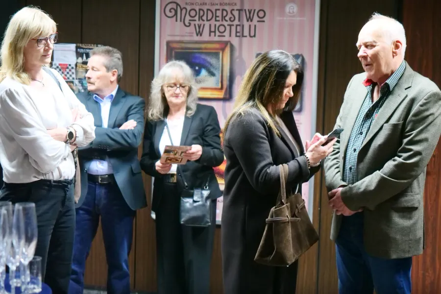 premiera spektaklu „Morderstwo w hotelu", fot. Marcin Nowak