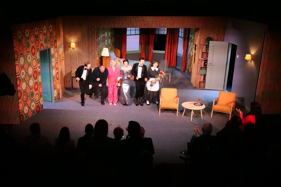 premiera spektaklu „Morderstwo w hotelu", fot. Marcin Nowak