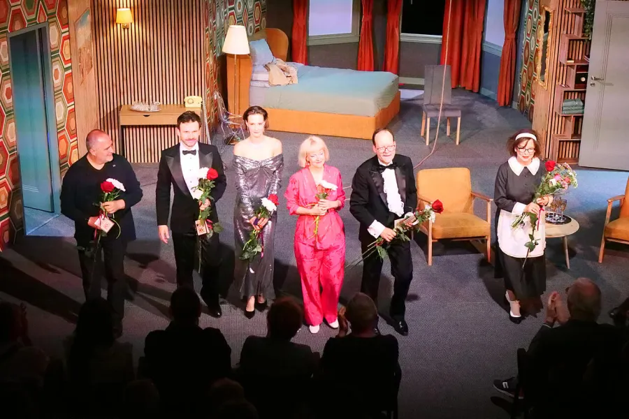 premiera spektaklu „Morderstwo w hotelu", fot. Marcin Nowak