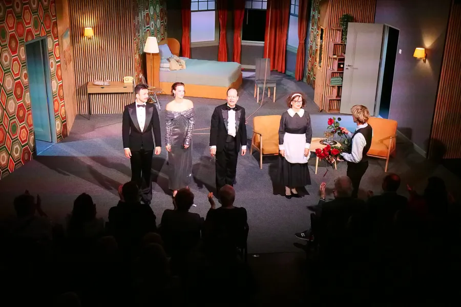 premiera spektaklu „Morderstwo w hotelu", fot. Marcin Nowak