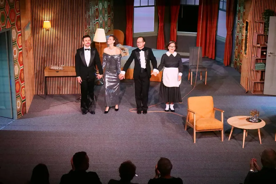 premiera spektaklu „Morderstwo w hotelu", fot. Marcin Nowak