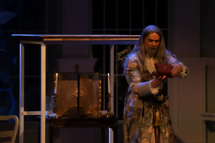 „Świętoszek", na zdjęciu: Dariusz Bereski, fot. Mikołaj Pływacz