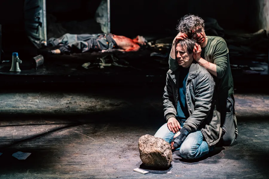 Sambor Czarnota, Kacper Męcka (gościnnie), z tyłu Mateusz Czwartosz, fot. HaWa